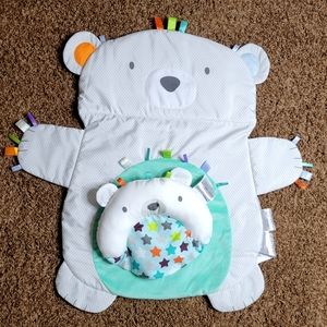 Bright Starts Tummy Time Prop & Play Activity Mat - Polar Bear